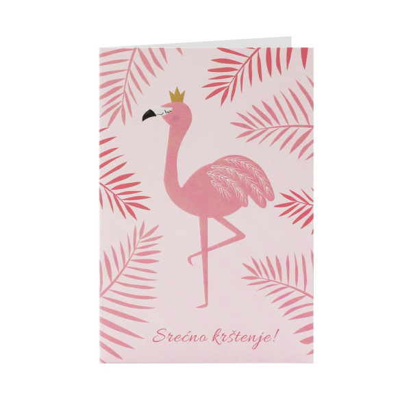 CESTITKA SRECNO KRSTENJE ROZE 