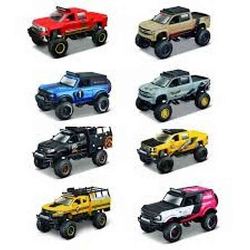 MAISTO VOZILO 4 X 4 REBELS, ASSORTED 