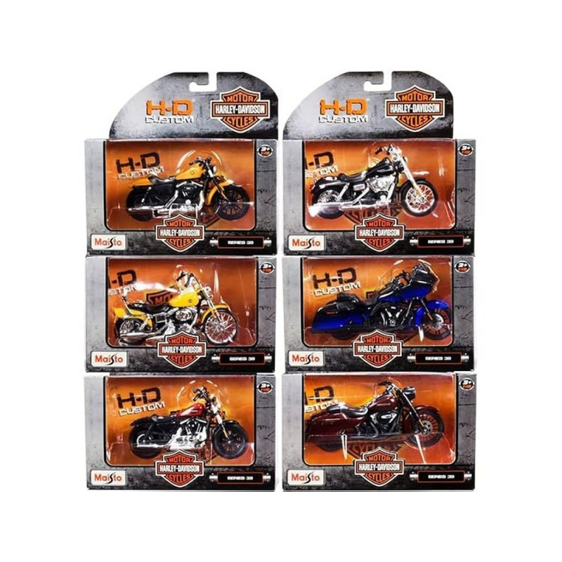 MAISTO VOZILO 1:18 H-D SERIES 37-42 