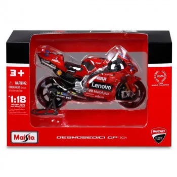MAISTO 1:18 DUCATI DESMOSEDICI MOTOR GP 2024 