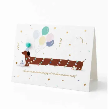 CESTITKA BIRTHDAY DUCHSHUND 