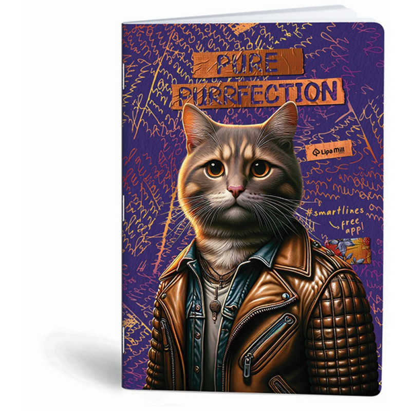 SVESKA FASHION ANIMALS A4 DIKTO 40 L 