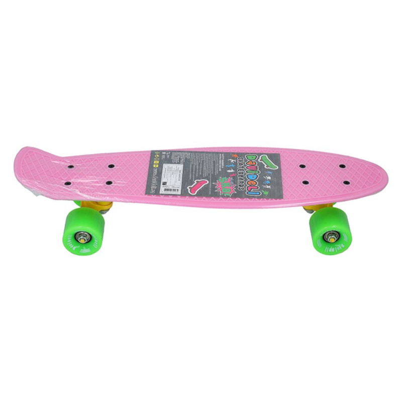 DAVIDELI SKEJT SKATY NUDE PINK/GREEN/YELLOW