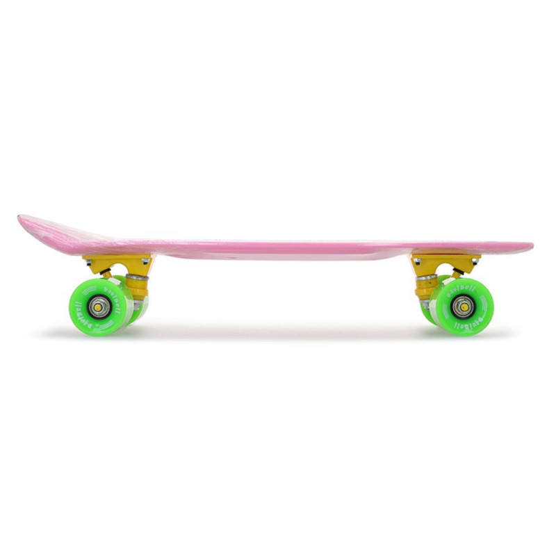DAVIDELI SKEJT SKATY NUDE PINK/GREEN/YELLOW