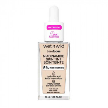 WET N WILD BARE FOCUS NIACINAMIDE SKIN TINT TONIRANI SERUM FAIR 32ML 