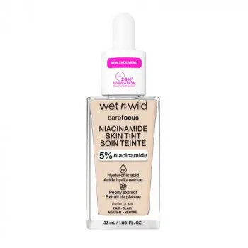 WET N WILD BARE FOCUS NIACINAMIDE SKIN TINT TONIRANI SERUM FAIR 32ML 