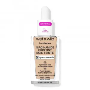 WET N WILD BARE FOCUS NIACINAMIDE SKIN TINT TONIRANI SERUM FAIR BEIGE LIGHT 32ML