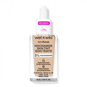 WET N WILD BARE FOCUS NIACINAMIDE SKIN TINT TONIRANI SERUM FAIR BEIGE LIGHT 32ML 