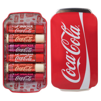 LIP SMACKER COCA COLA SET U METALNOJ KUTIJI 6 KOM 