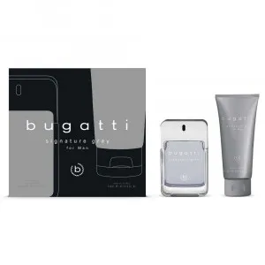 BUGATTI SIGNATURE BLACK MUŠKI SET TOALETNA VODA 100 ML I GEL ZA TUŠIRANJE 200 ML