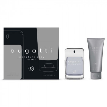 BUGATTI SIGNATURE BLACK MUŠKI SET TOALETNA VODA 100 ML I GEL ZA TUŠIRANJE 200 ML 