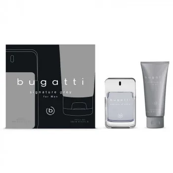 BUGATTI SIGNATURE BLACK MUŠKI SET TOALETNA VODA 100 ML I GEL ZA TUŠIRANJE 200 ML 