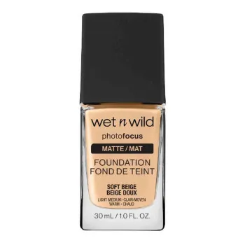 WET N WILD PHOTO FOCUS TEČNI PUDER SOFT BEIGE