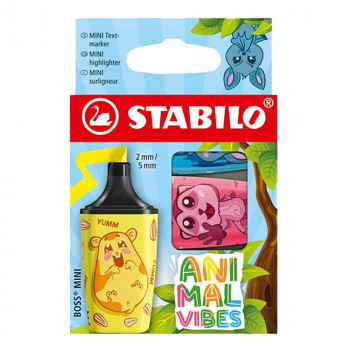 STABILO ANIMAL VIBES BOSS MINI SIGNIR 1/3 