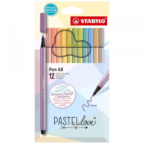 STABILO AQUACOLOR PASTELLOVE BOJICE 1/12 