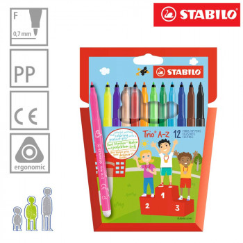 STABILO 378/1-12-01 STABILO TRIOA-Z FLOMASTERI TANJI VRH 1/12 