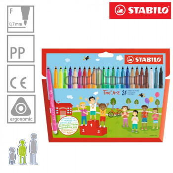STABILO 378/1-12-01 STABILO TRIOA-Z FLOMASTERI TANI VRH 1/24 