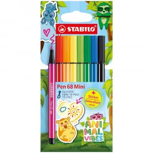 STABILO ANIMAL VIBES PEN 68 FLOMASTER 1MM 1/8