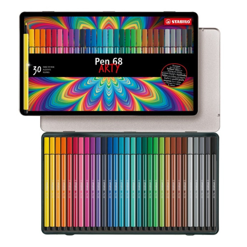 STABILO PEN 68 BRUSH FLOMASTER PAK.1/30