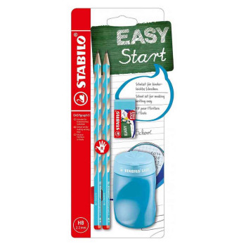STABILO EASY GRAPH S SKOLSKI SET PLAVI - ZA DESNORUKE 