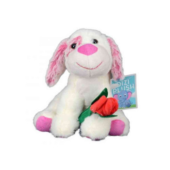 DIZI TOYS PLISANA IGRACKA 20CM PAS SA CVETOM, 0 I 