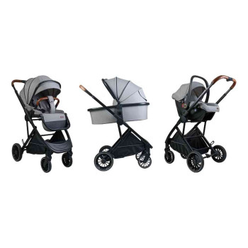 BBO KOLICA ZA BEBE 3U1 NEO (BD801) - LIGHT GREY 