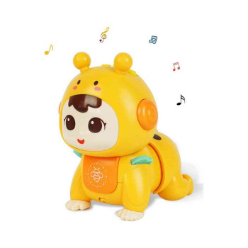 BBO TOYS DECIJA IGRACKA BEBE KOJE PUZE - YELLOW 18M I  (HE0707) 