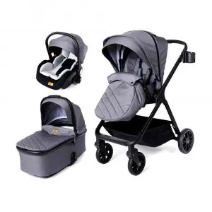BBO KOLICA ZA BEBE 3U1 (A5) MAMAMIA - GREY 