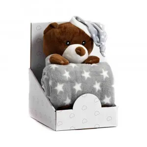 BBO SET IGRACKA I CEBENCE SLEEPING BEAR (B200003) - GREY
