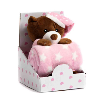 BBO SET IGRACKA  I  CEBENCE SLEEPING BEAR (B200003) - PINK 