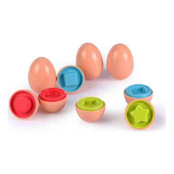 INFUNBEBE IGRACKA ZA BEBE 6 SHAPE SORTER EGGS 