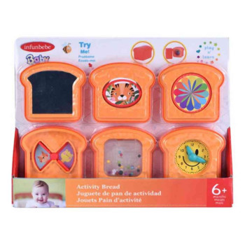 INFUNBEBE IGRACKA ZA BEBE ACTIVITY BREAD 6M I  (KRISKICE SA AKTIVNOSTIMA) 