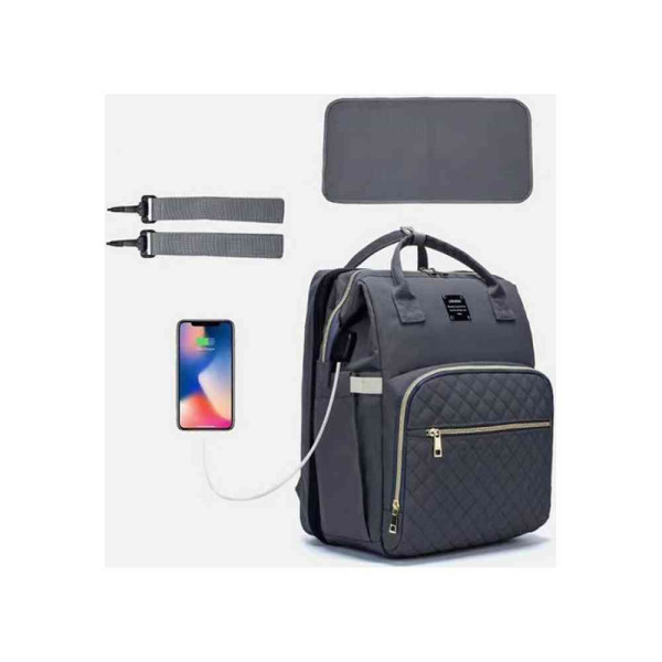 BBO TORBA ZA MAME (BT023) SPORT MAMA BAG - GREY 
