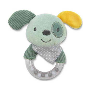 LORELLI PLISANA IGRACKA ZVECKA RING - DOG GREEN 