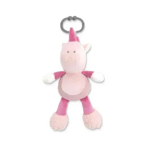 LORELLI PLISANA IGRACKA MUZICKA - UNICORN PINK NATURAL 