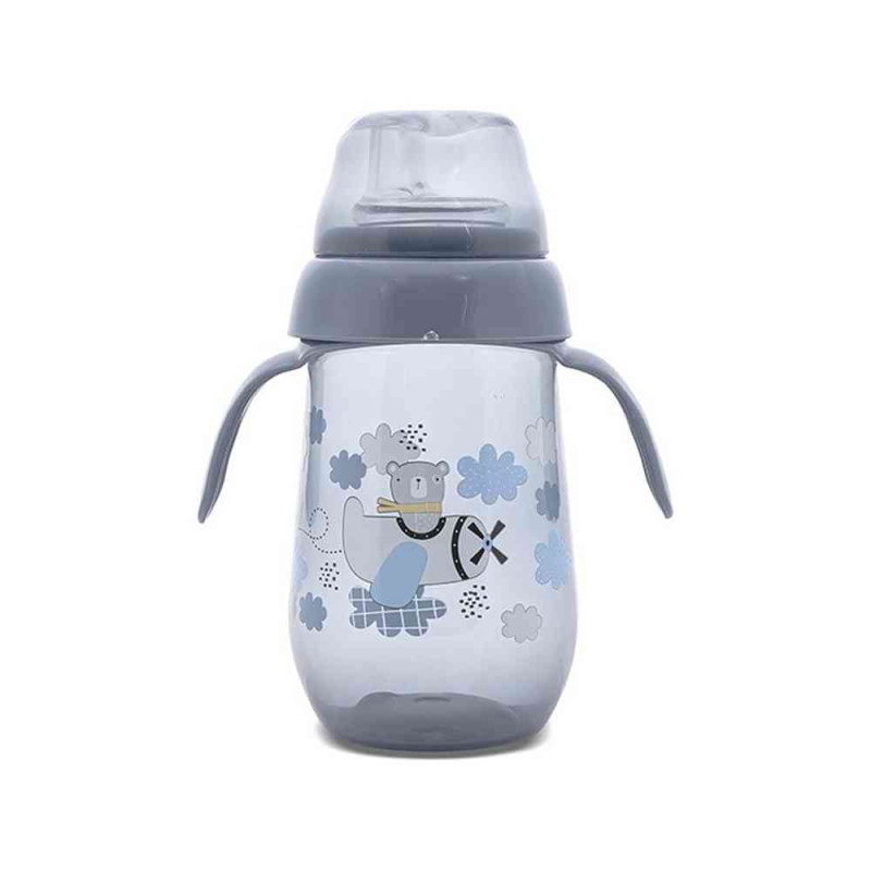 LORELLI SOLJA NON-SPILL WIDE NECK MY FRIEND - CAMEO BLUE (260ML) 