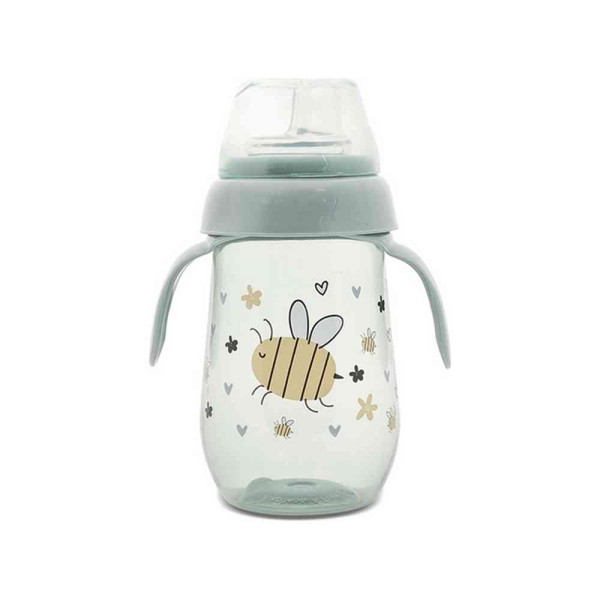 LORELLI SOLJA NON-SPILL WIDE NECK MY FRIEND - ICEBERG GREEN (260ML) 