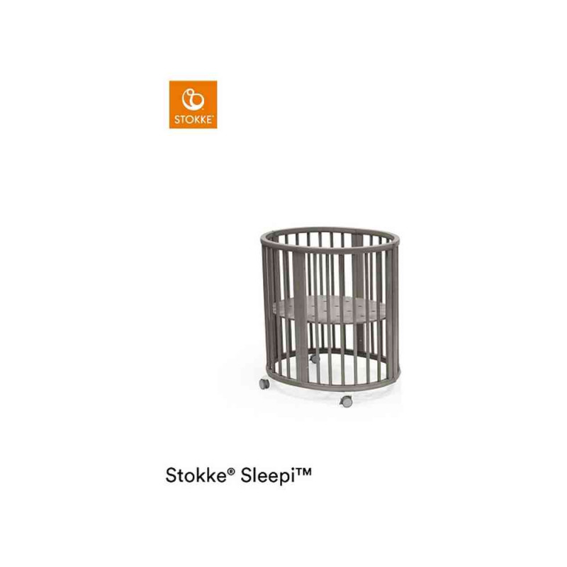 STOKKE SLEEPI V3 MINI - HAZY GREY - S 64 CM X V 85 CM X D 82 CM
