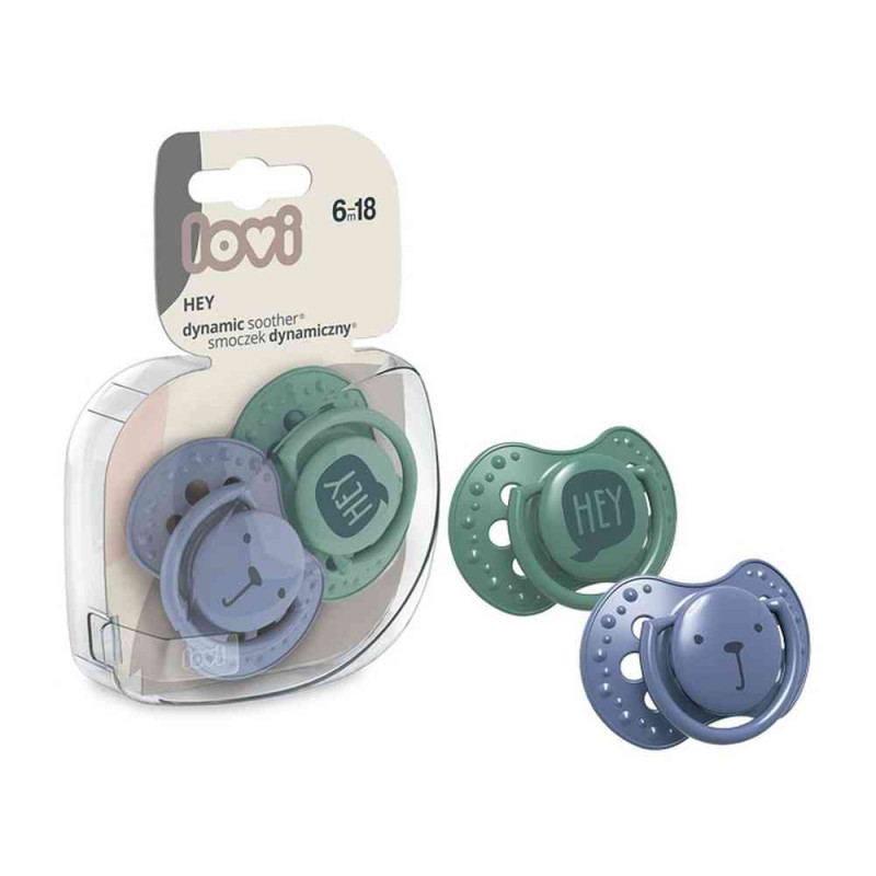 LOVI SILICONE DYNAMIC VARALICA 6-18M (2KOM) - HEY BOY