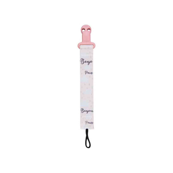 CANPOL BABIES LANAC ZA VARALICU 51/026_PIN - BONJOUR PARIS  PINK 