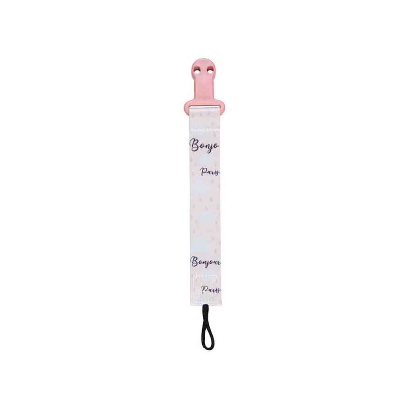 CANPOL BABIES LANAC ZA VARALICU 51/026_PIN - BONJOUR PARIS PINK