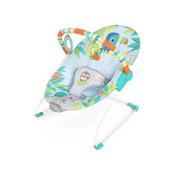 KIDS II BRIGHT STARTS LEZALJKA SA VIBRACIJOM - RAIN FOREST VIBES  12227 