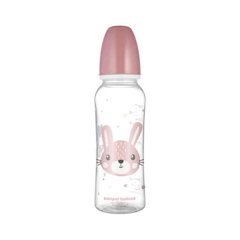 CANPOL BABIES FLASICA CUTE ANIMALS 250ML (11/841) - PINK