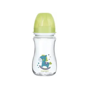 CANPOL BABIES FLASICA 240ML SIROKI VRAT, ANTIKOLIK - EASY START- EXOTIC ANIMALS 