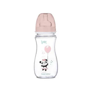 CANPOL BABIES FLASICA 300ML SIROKI VRAT, ANTIKOLIK - EASY START- EXOTIC ANIMALS 