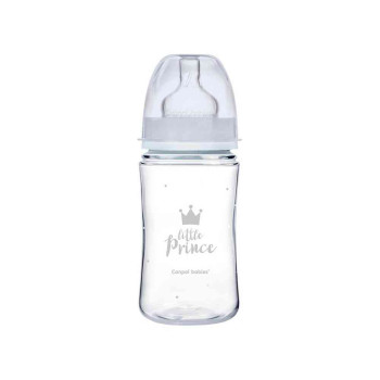 CANPOL BABIES FLASICA 240ML SIROKI VRAT, PP - ROYAL BABY 35/234 BLUE 