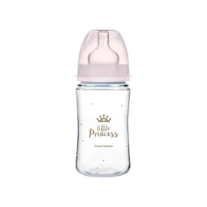 CANPOL BABIES FLASICA 240ML SIROKI VRAT, PP - ROYAL BABY 35/234 PINK 