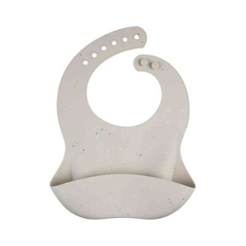 CANPOL BABIES SILIKONSKA PORTIKLA SA DZEPOM DOTS 51/029 GREY 