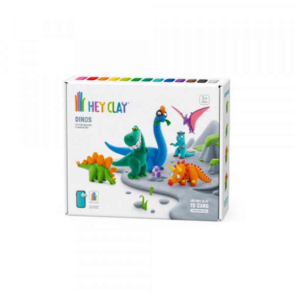 HEY CLAY SET ZA MODELOVANJE DINOSAURUSI 