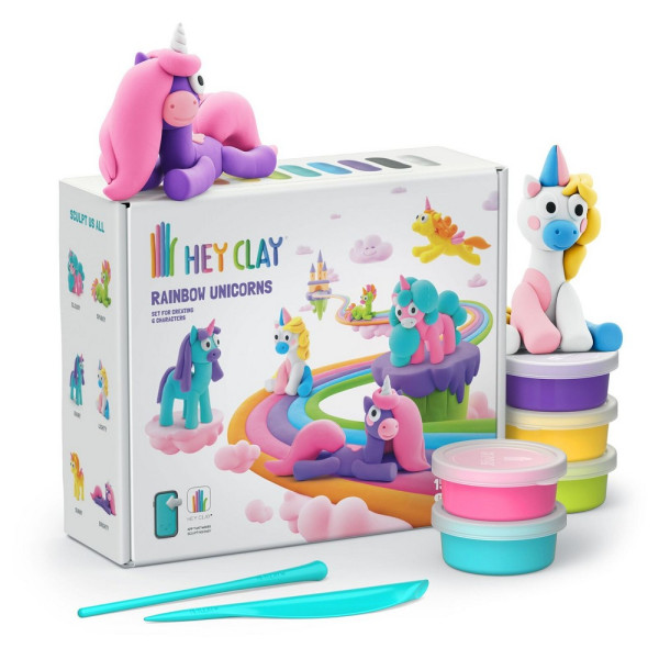 HEY CLAY RAINBOW UNICORNS 15 KANTICA 